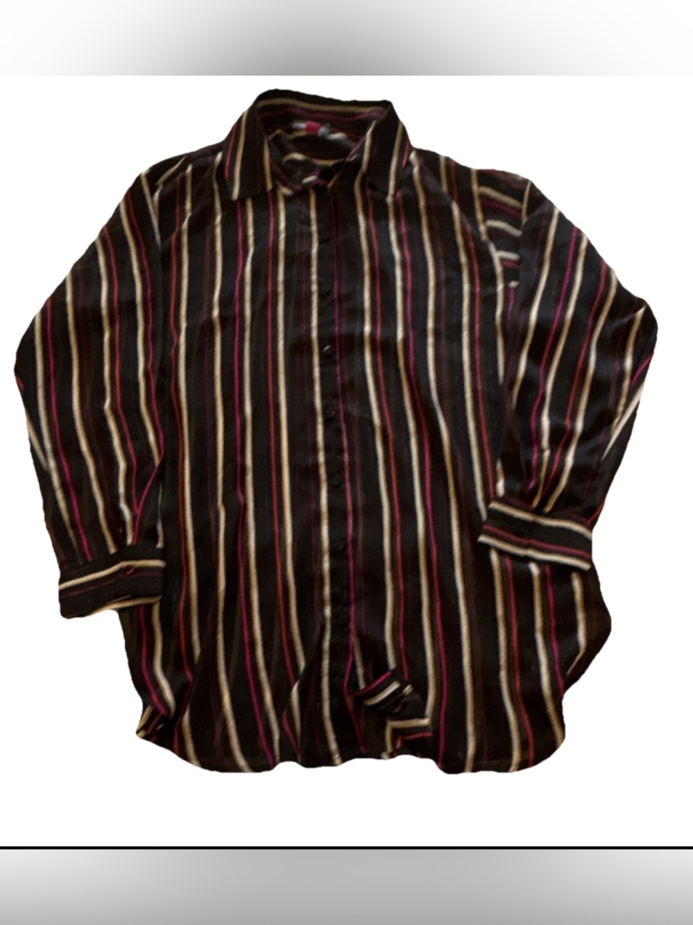 Women’s  Multi-Stripe Button-Up Shirt